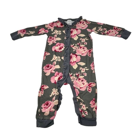 Baby Girl's - 2 Rompers & 1 Sleeper‎ - Size 12 Month - Picture 2 of 8